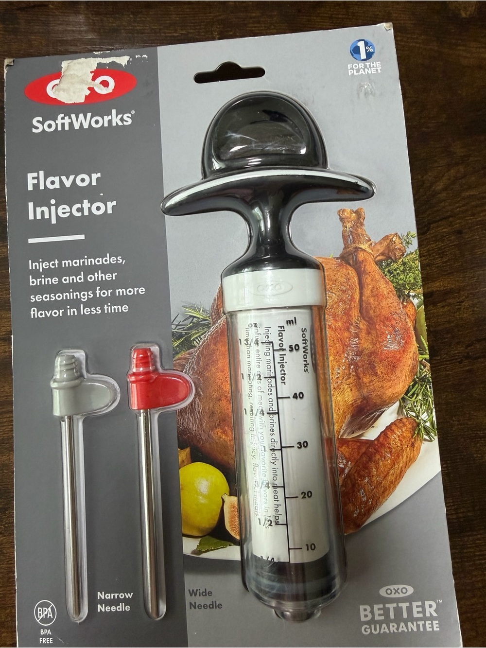 OXO Flavor Injector with Pair of Needles. NIB